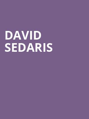 David Sedaris, Brown Theater, Houston