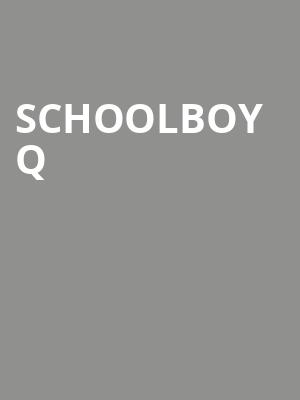 Schoolboy Q, House of Blues, Houston