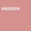 Hanson, House of Blues, Houston