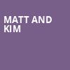 Matt and Kim, White Oak Music Hall, Houston
